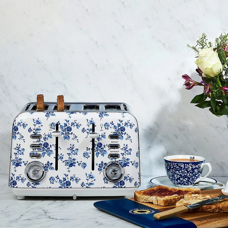 Laura Ashley 4-Slice Electric Toaster