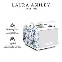 Laura Ashley 4-Slice Electric Toaster