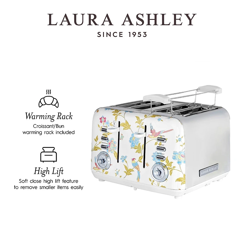 Laura Ashley 4-Slice Electric Toaster