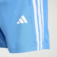 adidas Essentials 3 Stripe Pique Mens 7" Mid Rise Workout Shorts