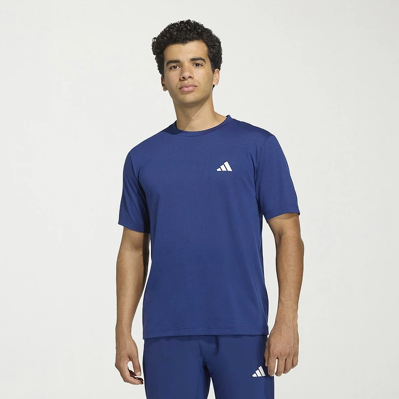 adidas Essentials Feel Ready Mens Crew Neck Short Sleeve Active Big and Tall T-Shirt