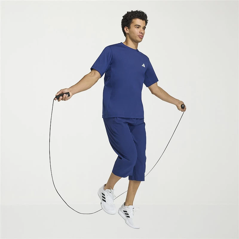 adidas Essentials Feel Ready Mens Crew Neck Short Sleeve Active Big and Tall T-Shirt