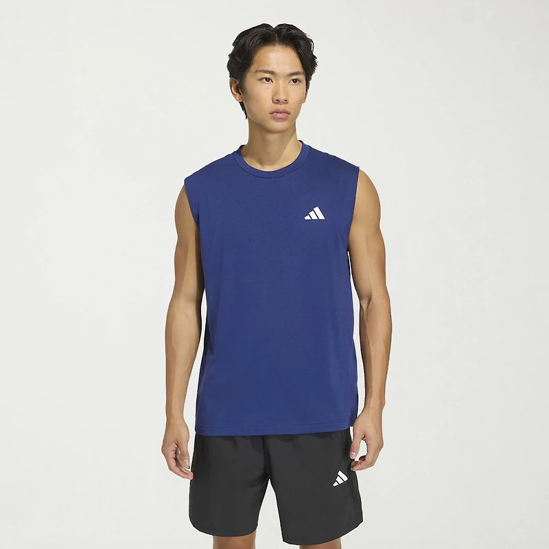 adidas Essentials Feel Ready Mens Crew Neck Sleeveless Active Big and Tall T-Shirt