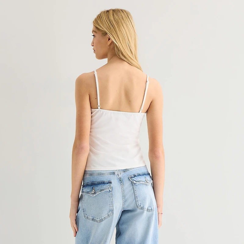 Forever 21 Womens Juniors V Neck Sleeveless Camisole