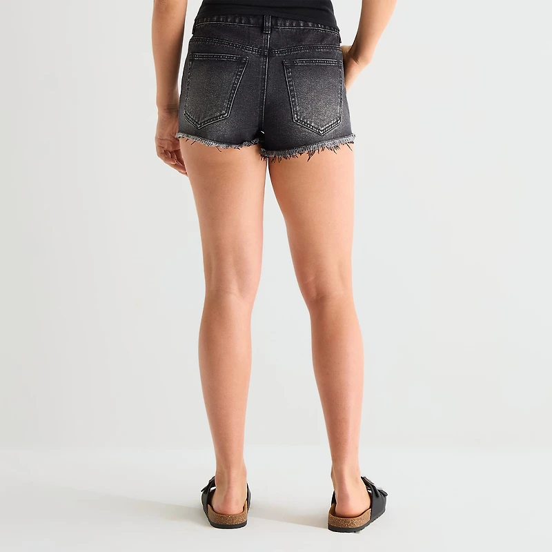 Forever 21 Womens 2 1/4" Low Rise Juniors Denim Short