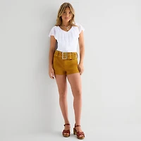 Forever 21 Juniors Womens High Rise Shortie Short