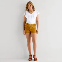 Forever 21 Womens Juniors V Neck Short Sleeve T-Shirt
