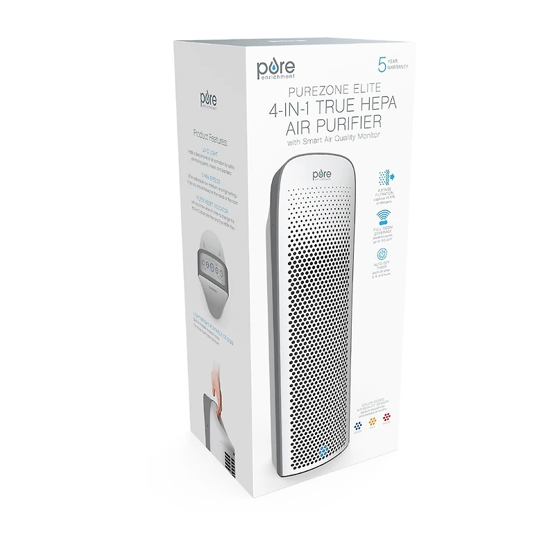 Pure Enrichment Purezone Elite 4-In-1 True Hepa Air Purifier