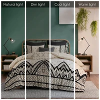 INK+IVY Marta 3 Piece Flax and Cotton Blended Comforter Set
