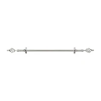 Metallo ¾in Adjustable Curtain Rod with Lexus Finial