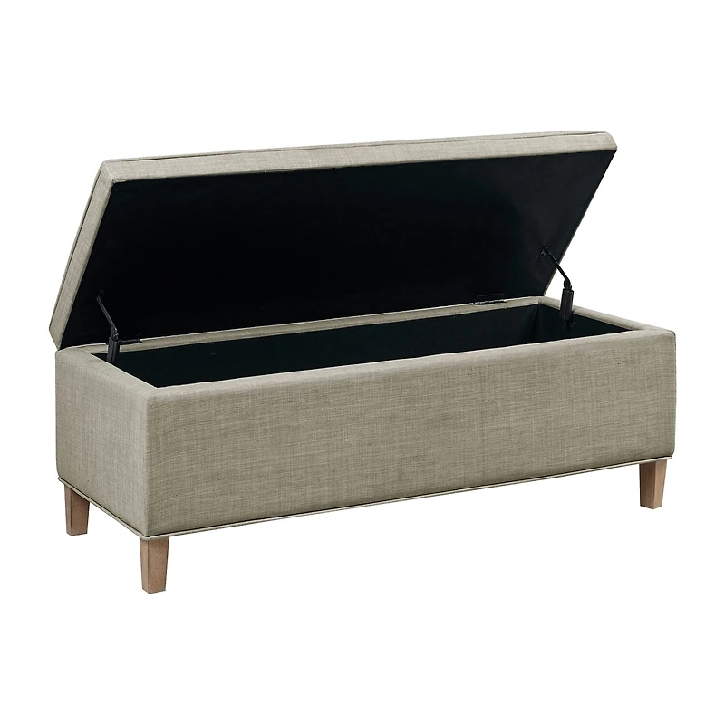 Martha Stewart Caymus Storage Upholstered Bench