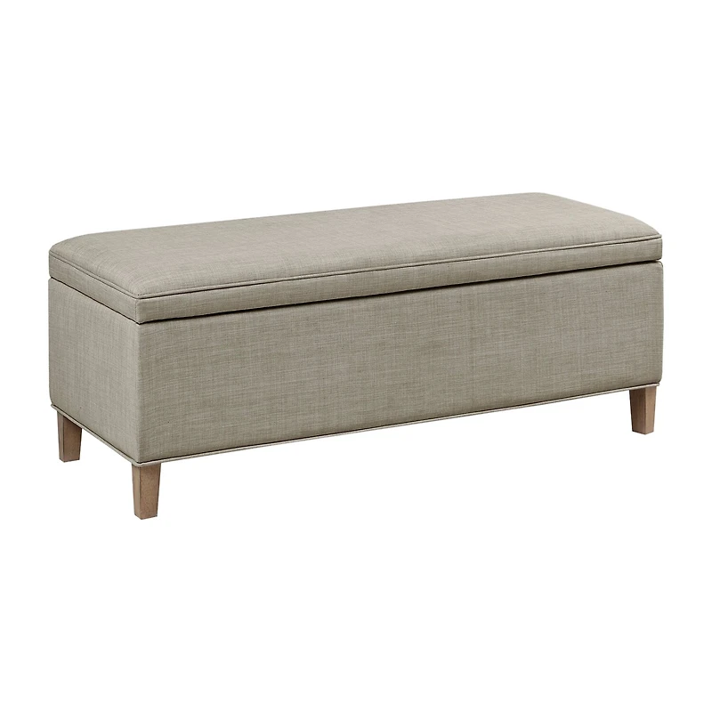 Martha Stewart Caymus Storage Upholstered Bench