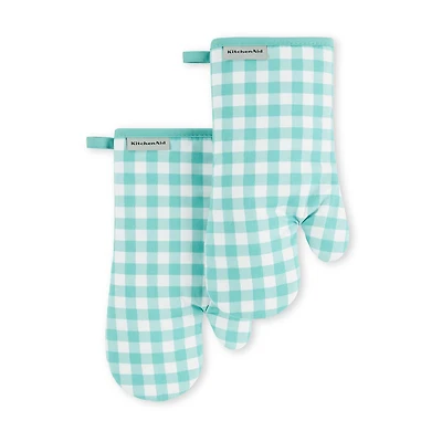 KitchenAid Gingham 2-pc. Oven Mitt Set