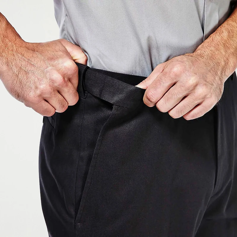 Haggar Premium No Iron Khaki Mens Classic Fit Flat Front Pant