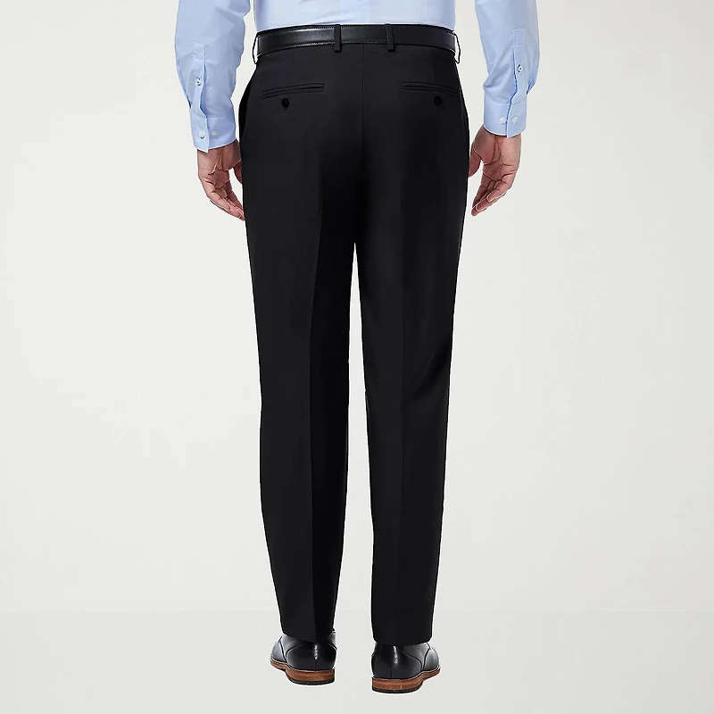 Haggar Premium Comfort Mens Classic Fit Dress Flat Front Pant