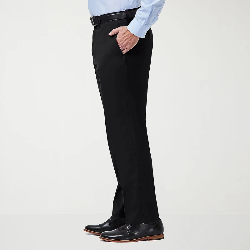 Haggar Premium Comfort Mens Classic Fit Dress Flat Front Pant