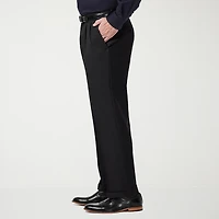 Haggar Premium Comfort Mens Cuffed Classic Fit Dress Pleated Pant