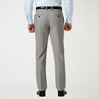 Haggar JMH Premium Stretch Mens Comfort Waistband Slim Fit Dress Flat Front Pant