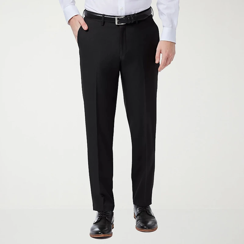 Haggar Premium Comfort Mens Slim Fit Dress Flat Front Pant
