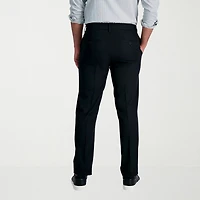 Haggar Cool 18 Pro Mens Comfort Waistband Slim Fit Flat Front Pant