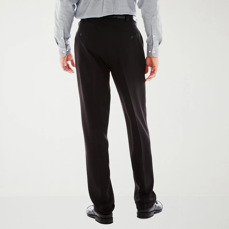 Haggar E-CLO Stria Mens Classic Fit Dress Pleated Pant