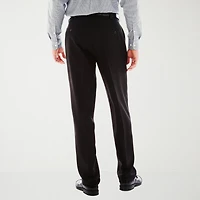 Haggar E-CLO Stria Mens Classic Fit Dress Pleated Pant