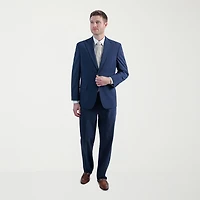 Haggar JMH Prince Of Wales Mens Stretch Fabric Classic Fit Plaid Flat Front Suit Pant