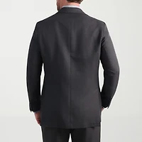 Haggar Smart Wash With Repreve Houndstooth Mens Stretch Fabric Classic Fit Suit Jacket