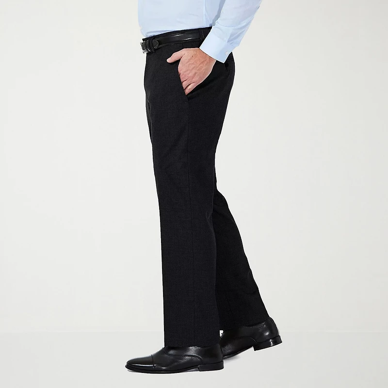 Haggar JMH Tailored Premium Stretch Mens Fabric Modern Fit Flat Front Suit Pant