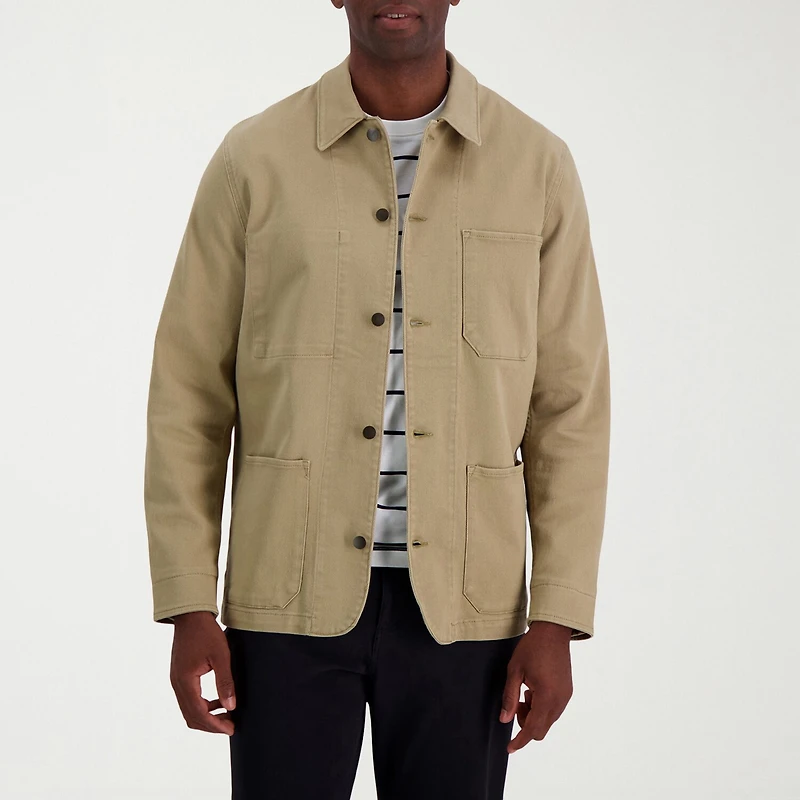 Haggar® Mens Stretch Heavy Twill Chore Coat