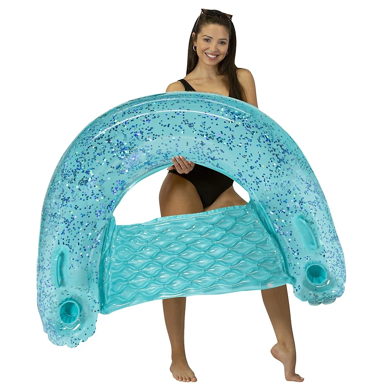Pool Candy Jumbo Glitter Sun Chair Pool Float
