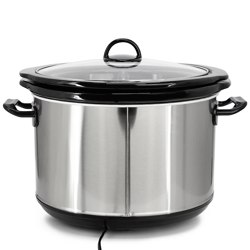 MegaChef 6 Quart + 2.6 Quart  Split Electric 8 Qt Slow Cooker