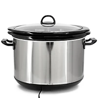 MegaChef 6 Quart + 2.6 Quart  Split Electric 8 Qt Slow Cooker