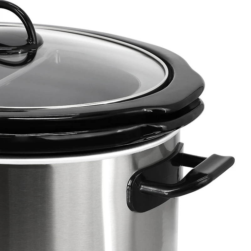 MegaChef 6 Quart + 2.6 Quart  Split Electric 8 Qt Slow Cooker