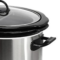 MegaChef 6 Quart + 2.6 Quart  Split Electric 8 Qt Slow Cooker