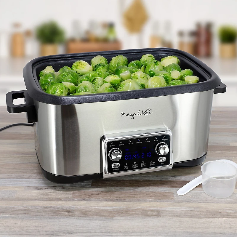 MegaChef 12-In-1 Deluxe Multi 8 Qt Slow Cooker