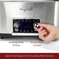 MegaChef 12-In-1 Deluxe Multi 8 Qt Slow Cooker