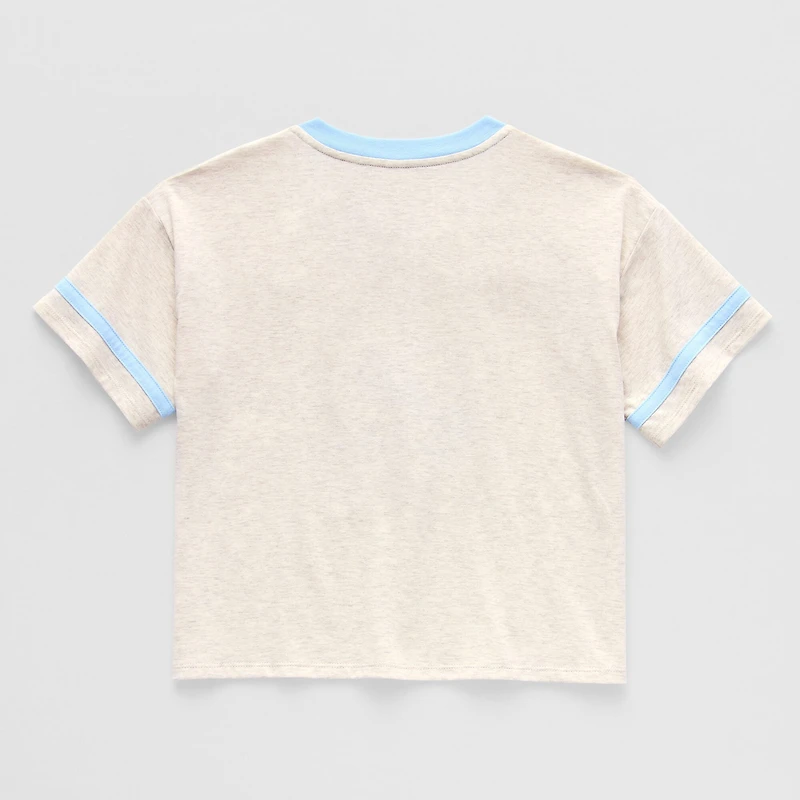 Thereabouts Little & Big Kid Girls V Neck Short Sleeve Regular Fit Graphic T-Shirt