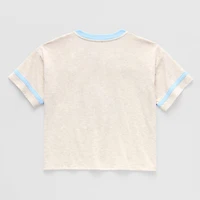 Thereabouts Little & Big Kid Girls V Neck Short Sleeve Regular Fit Graphic T-Shirt
