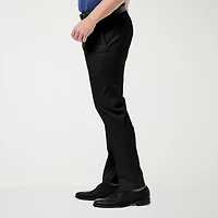 Haggar Premium No Iron Khaki Mens Comfort Waistband Slim Fit Flat Front Pant