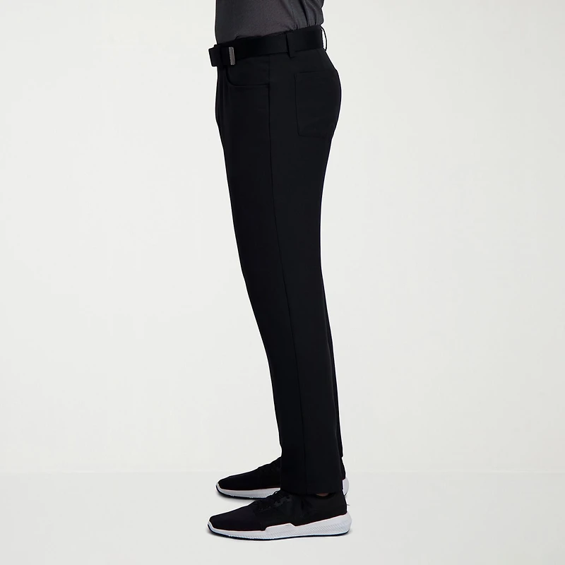 Haggar The Active Series 5 Pocket Mens Comfort Waistband Slim Fit Flat Front Pant
