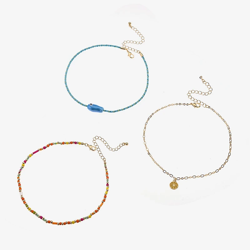 Arizona Womens 3-pc. Necklace Set