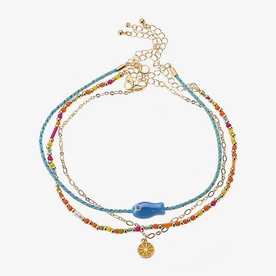 Arizona Womens 3-pc. Necklace Set