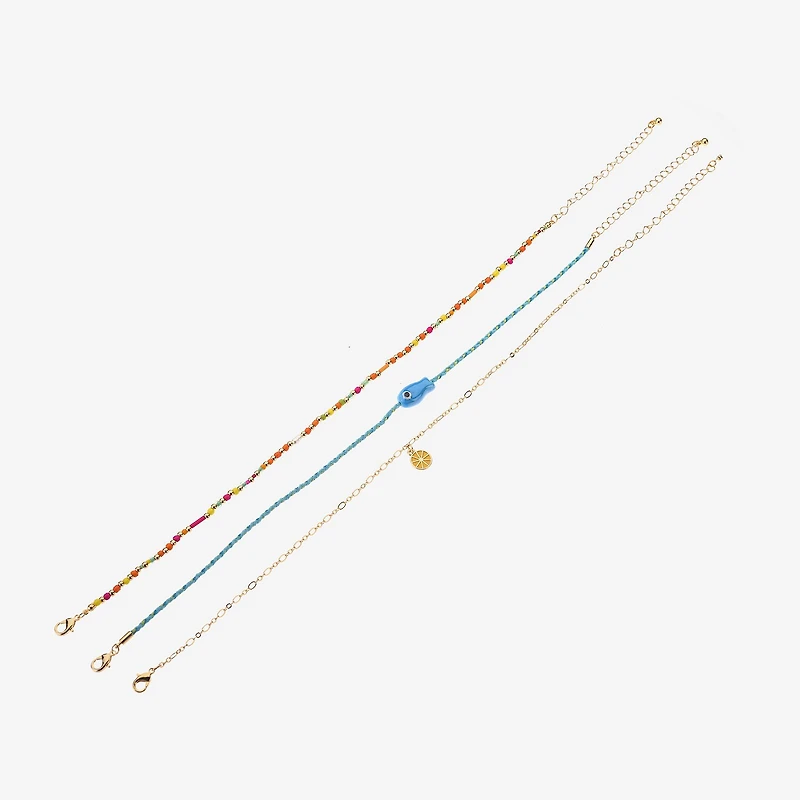 Arizona Womens 3-pc. Necklace Set