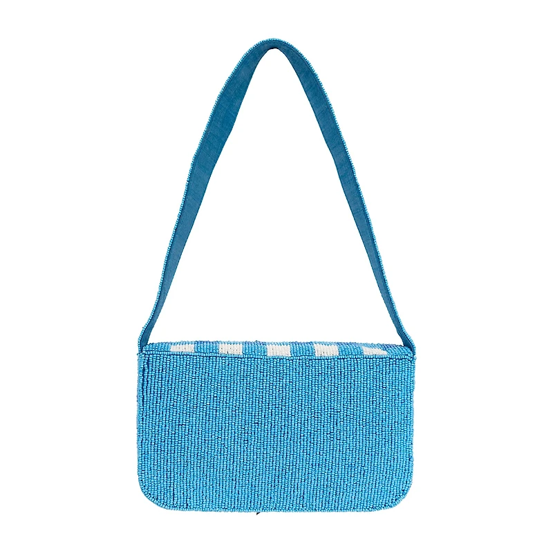 SOL and MER Beaded Lobster Shoulder Bag