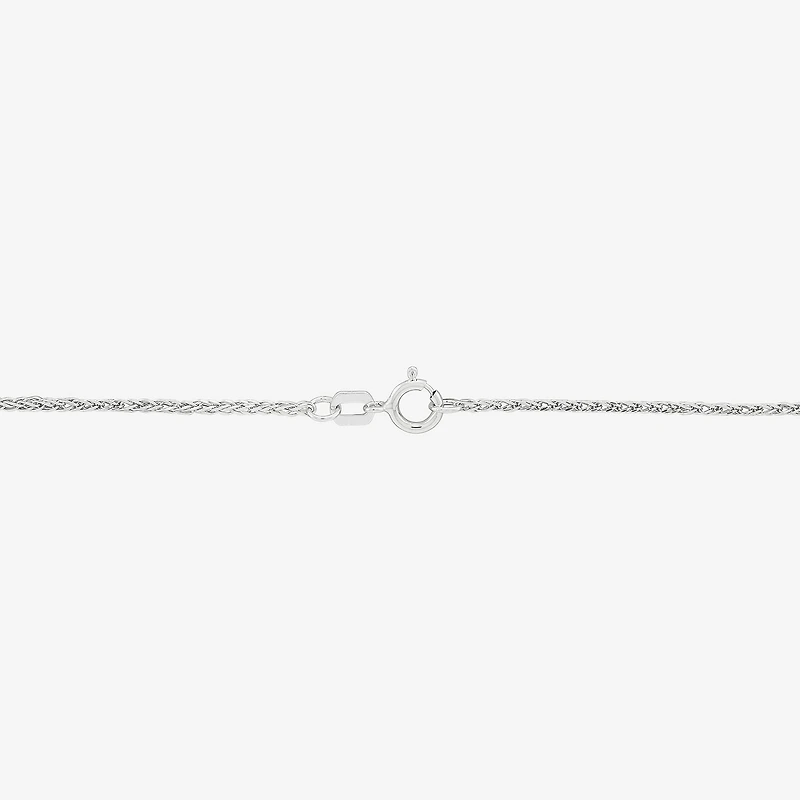 Womens 10K Gold Inch Wheat Chain Necklace