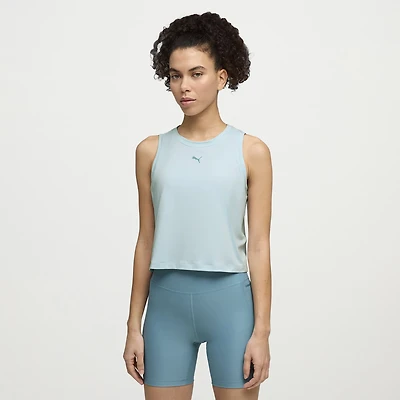 PUMA Womens Crew Neck Sleeveless Active Tank Top