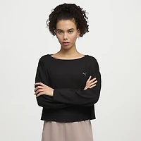 PUMA Womens Crew Neck Long Sleeve Active T-Shirt