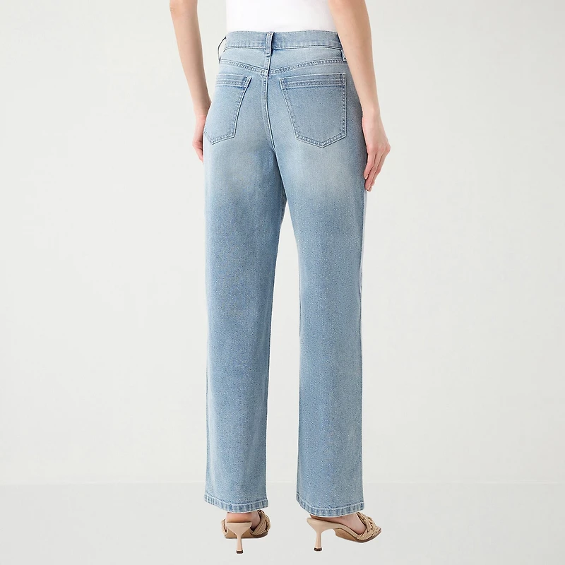 RM Rebecca Minkoff Womens Wide Leg Mid Rise Cropped Pant