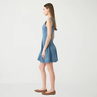 RM Rebecca Minkoff Womens Crew Neck Sleeveless A-Line Dress